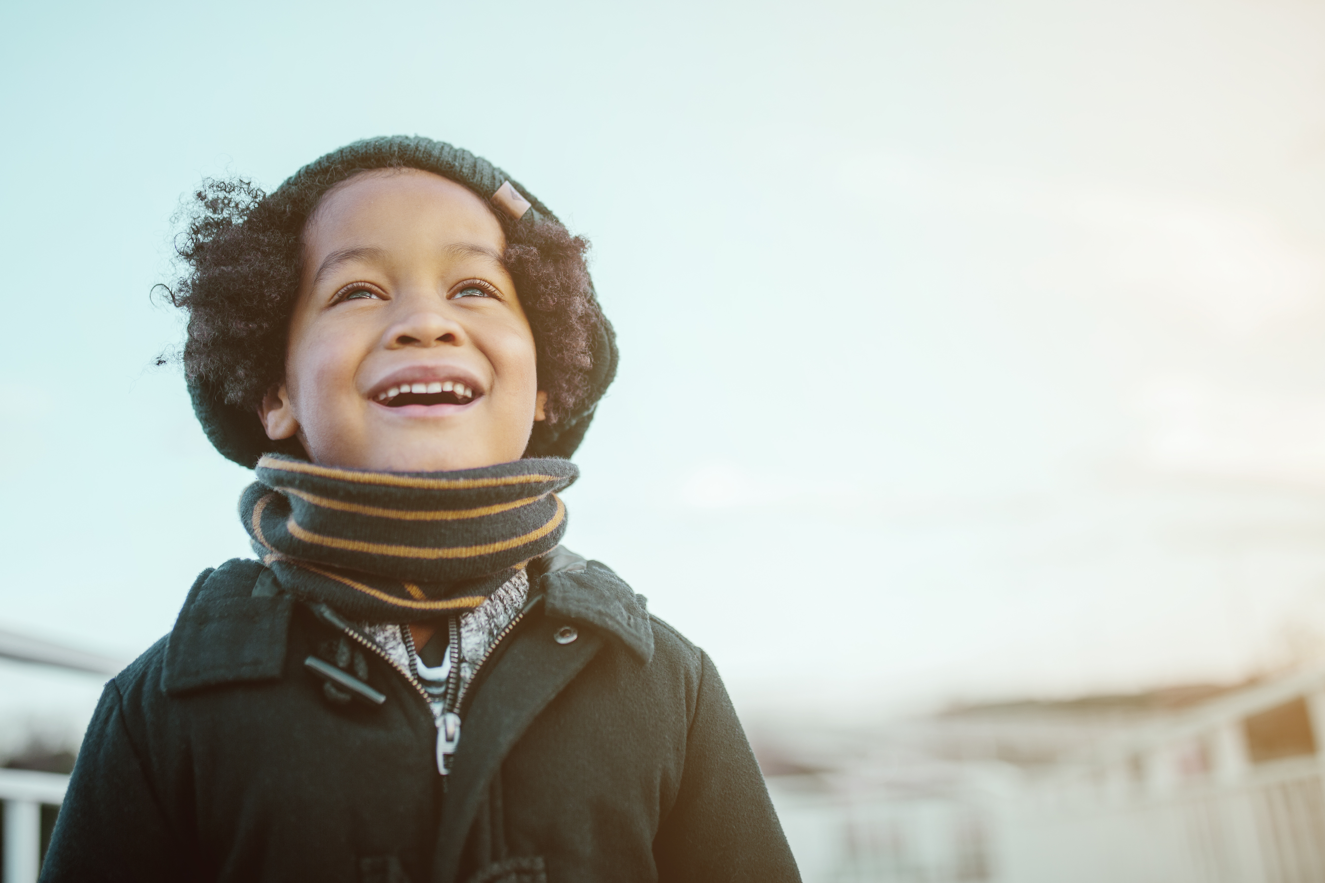 winter boy black african american snow cold vaccine mental health wash hands hygiene