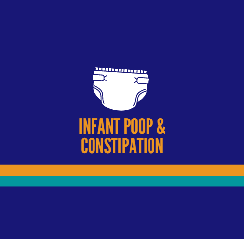 infant poop and constipation graphic cover